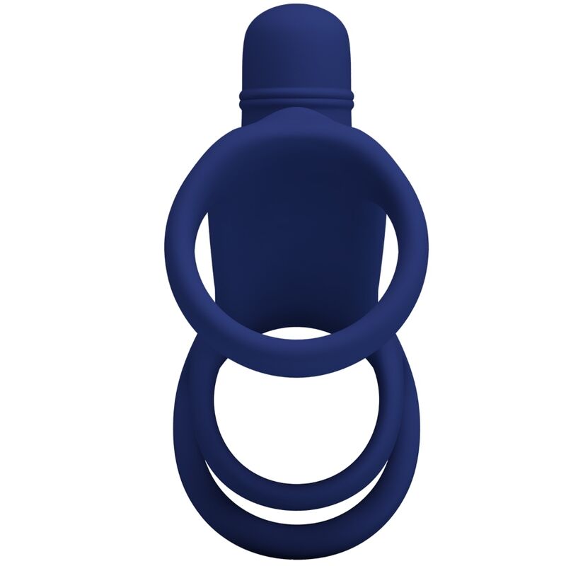 PRETTY LOVE - ELISH VIBRERENDE RING MET VERLENGSTUK BLAUW