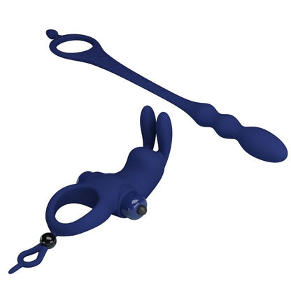 PRETTY LOVE - AYAD KONIJN-VIBRATORRING MET PLUG BLAUW