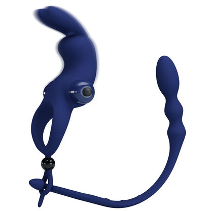 PRETTY LOVE - AYAD KONIJN-VIBRATORRING MET PLUG BLAUW