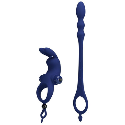 PRETTY LOVE - AYAD KONIJN-VIBRATORRING MET PLUG BLAUW