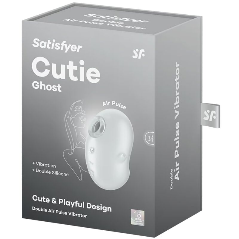SATISFYER - CUTIE GHOST OPLEGBARE VIBRATOR WIT