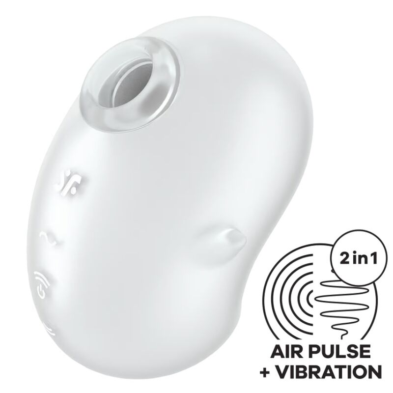 SATISFYER - CUTIE GHOST OPLEGBARE VIBRATOR WIT