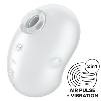 SATISFYER - CUTIE GHOST OPLEGBARE VIBRATOR WIT