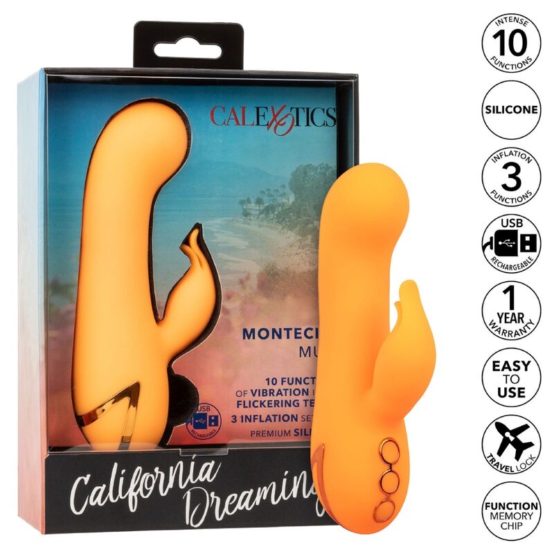 CALEXOTICS - MONTECITO MUSE KONIJN-VIBRATOR ORANJE BY CALIFORNIA DREAMING