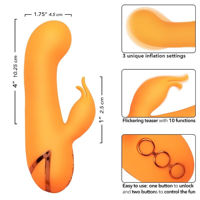 CALEXOTICS - MONTECITO MUSE KONIJN-VIBRATOR ORANJE BY CALIFORNIA DREAMING