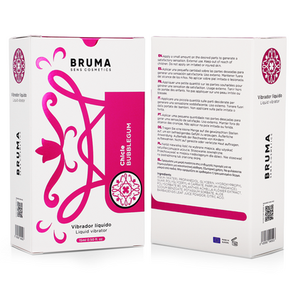 BRUMA - VLOEIBARE VIBRATOR ULTRA GLIJDEND BUBBELGUM 15 ML