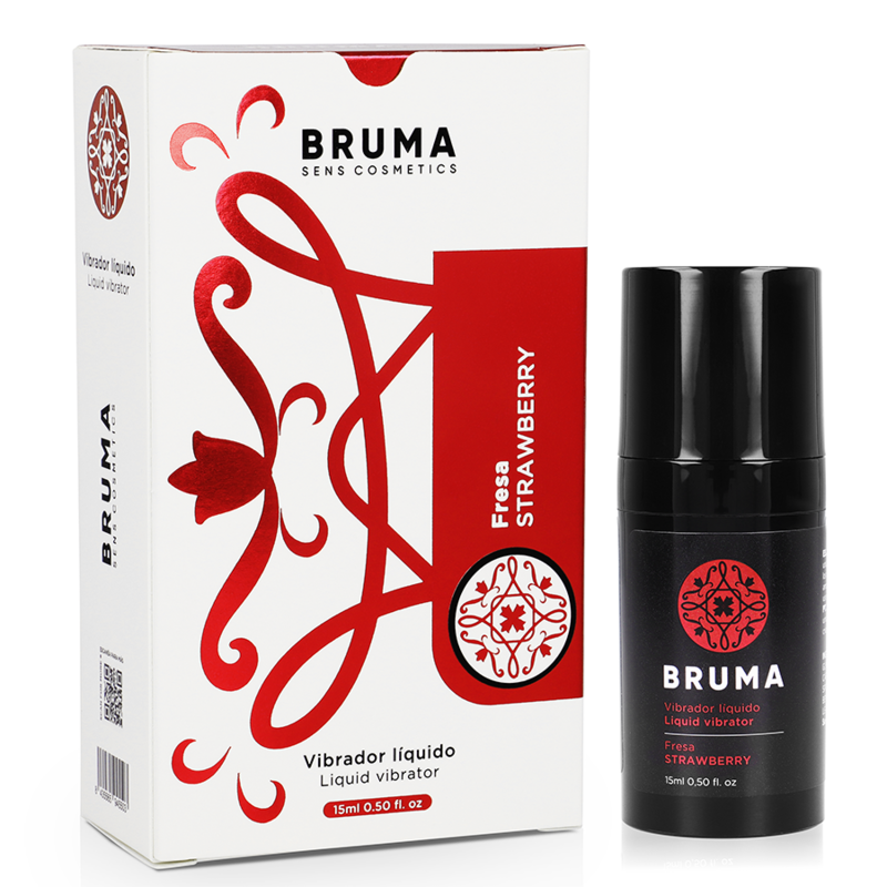 BRUMA - VLOEIBARE VIBRATOR ULTRA GLIJDEND AARDBEI 15 ML