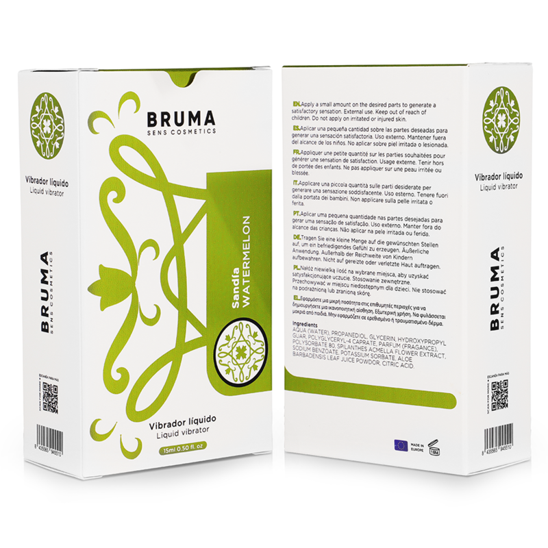 BRUMA - VLOEIBARE VIBRATOR ULTRA GLIJDEND WATERMELOEN 15 ML