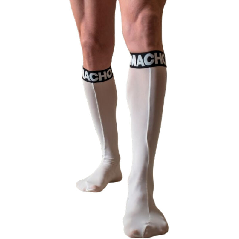 MACHO - DUNNE SOKKEN ONE SIZE WIT
