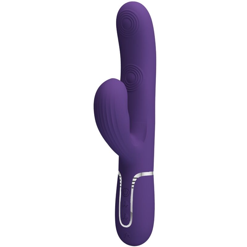 PRETTY LOVE - PERLITA G-SPOT-Vibrator 3-in-1 multifunctioneel paars