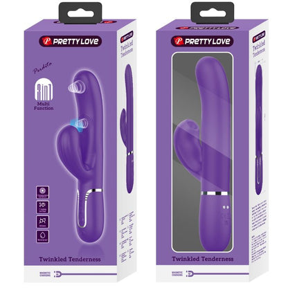 PRETTY LOVE - PERLITA G-SPOT-Vibrator 3-in-1 multifunctioneel paars