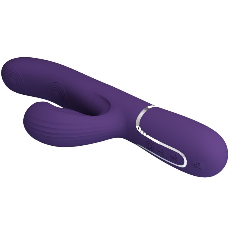 PRETTY LOVE - PERLITA G-SPOT-Vibrator 3-in-1 multifunctioneel paars