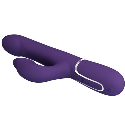 PRETTY LOVE - ZALIN konijnenvibrator met parels 4-in-1 paars