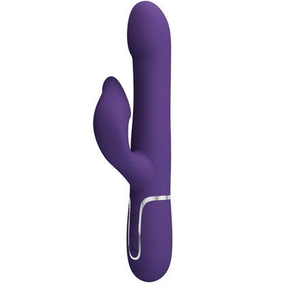 PRETTY LOVE - ZALIN konijnenvibrator met parels 4-in-1 paars