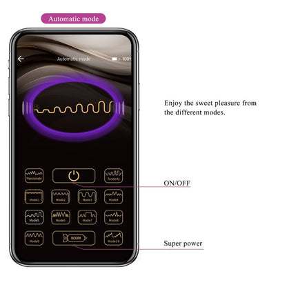 PRETTY LOVE - HECTOR elektroshockvibrator met gratis app violet