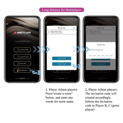 PRETTY LOVE - HECTOR elektroshockvibrator met gratis app violet