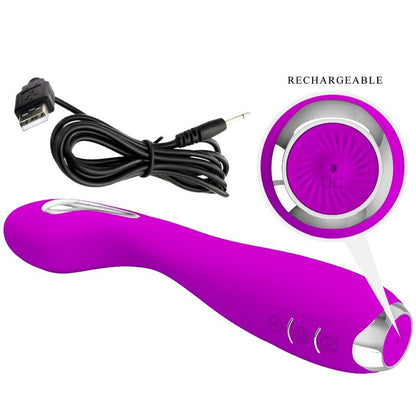 PRETTY LOVE - HECTOR elektroshockvibrator met gratis app violet