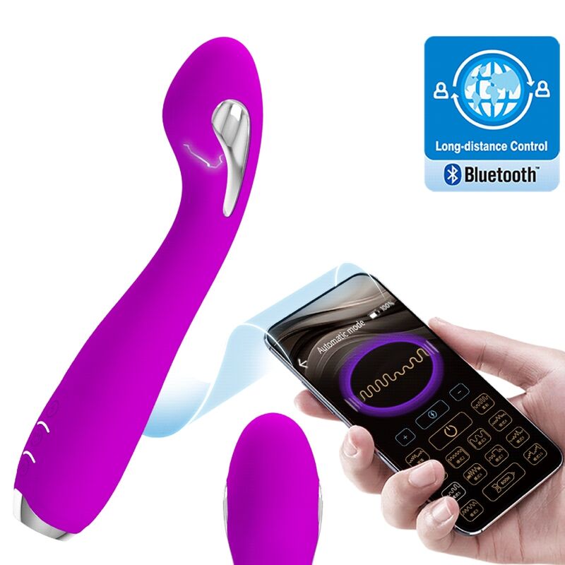 PRETTY LOVE - HECTOR elektroshockvibrator met gratis app violet