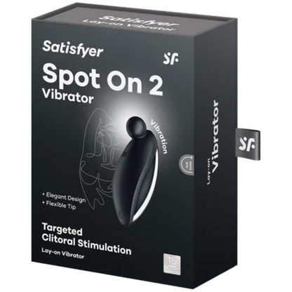 SATISFYER - SPOT ON 2 OPLEGBARE VIBRATOR ZWART