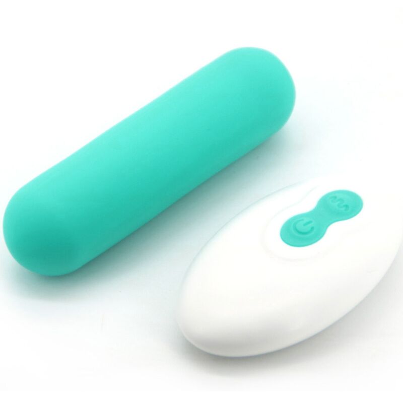 ARMONY - SPLASH JOIE BULLET-VIBRATOR VAN SILICONEN MET AFSTANDSBEDIENING, 10 TRILLINGEN, 75 X 19 CM, GROEN