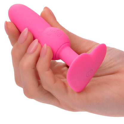 CALEXOTICS - ANALE PLUG VOOR BEGINNERS, KRAALVORMIGE SONDE, 10 TRILLINGEN, ROZE