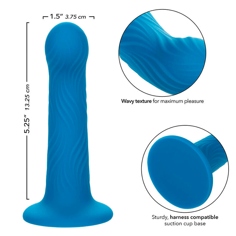 CALEXOTICS - WAVE RIDER RIPPLE ANALE PLUG BLAUW