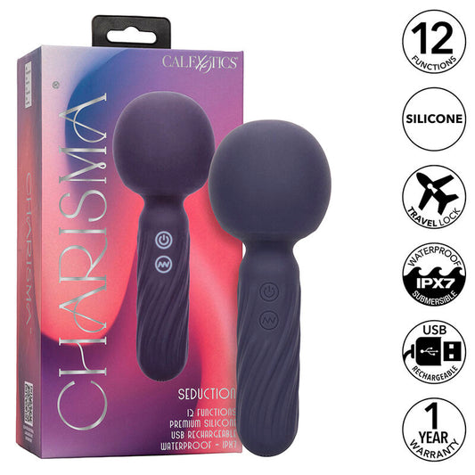 CALEXOTICS - CHARISMA SEDUCTION MASSAGER 12 FUNCTIES 17,75 CM X 6,25 CM PAARS