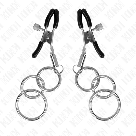 KINK - TEPELKLEM MET 3 O-RINGEN 6 CM