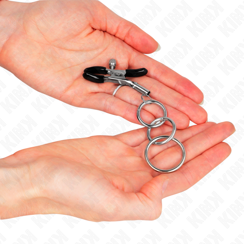 KINK - TEPELKLEM MET 3 O-RINGEN 6 CM