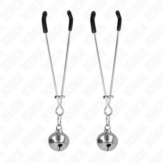 KINK - DUNNE BELTEPELKLEMMEN ZILVER 7 CM