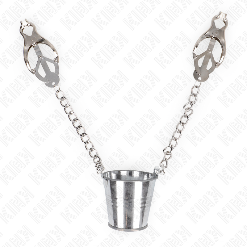 KINK - TEPELKLEMMEN MET EEN KUPJE ZILVER