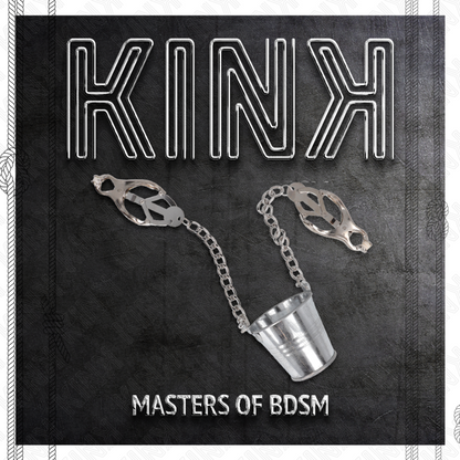 KINK - TEPELKLEMMEN MET EEN KUPJE ZILVER