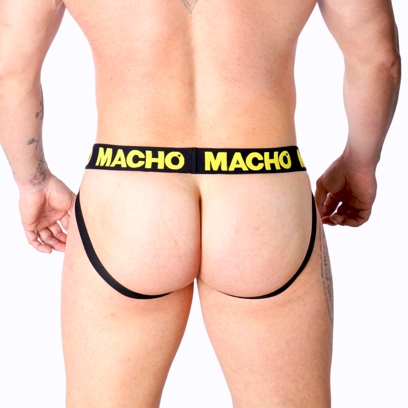 MACHO - MX25A JOCK LYCRA GEEL XL
