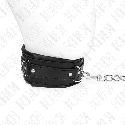 KINK - ZWARE HALSBAND MET RIEM 65 CM MODEL 4 VERSTELBAAR 36.5-50 CM