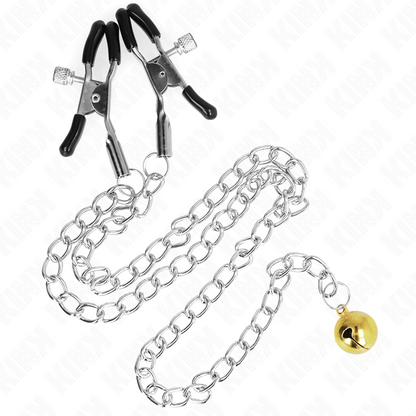 KINK - kettingtepelklemmen met belletje 30 CM