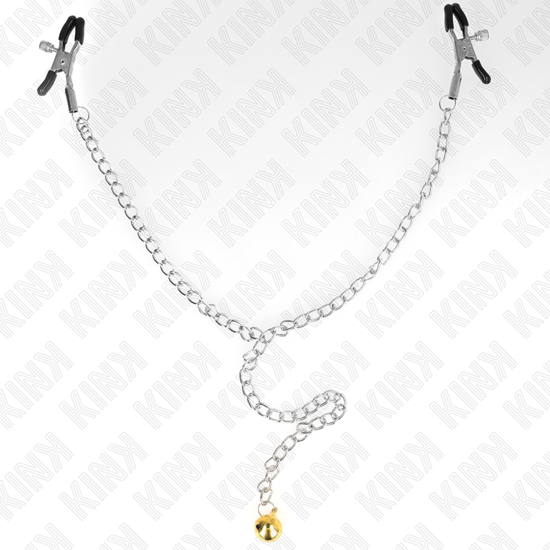 KINK - kettingtepelklemmen met belletje 30 CM