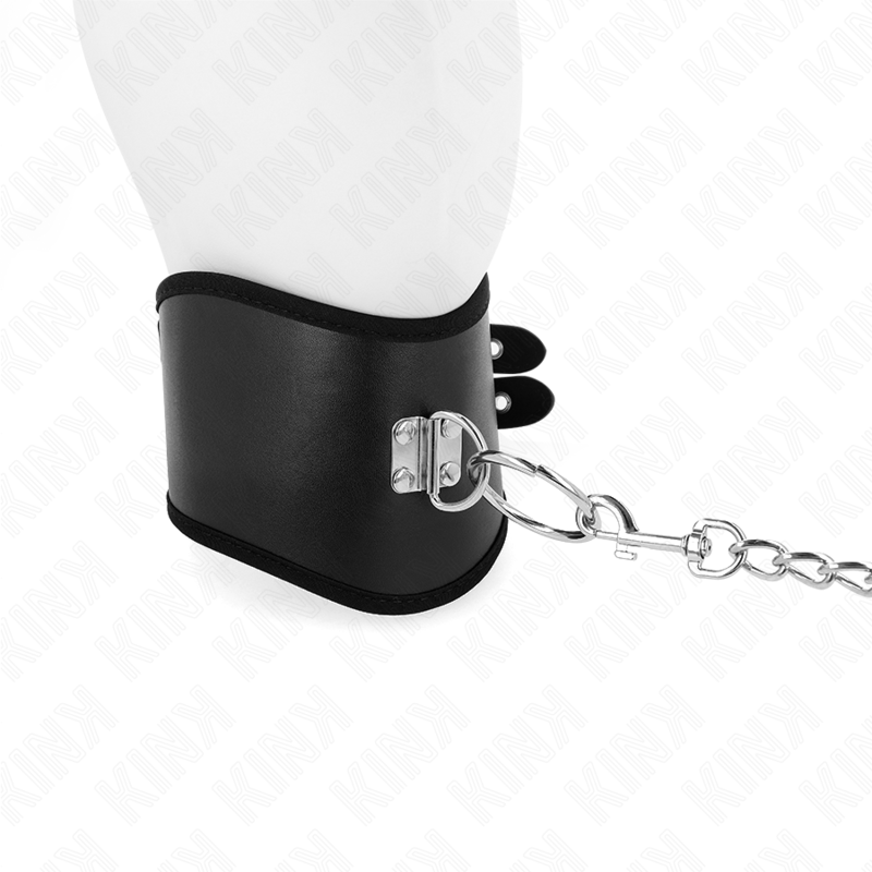KINK - HALSBAND 65 CM MET BREDE BAND VERSTELBAAR 40-55 CM X 10 CM