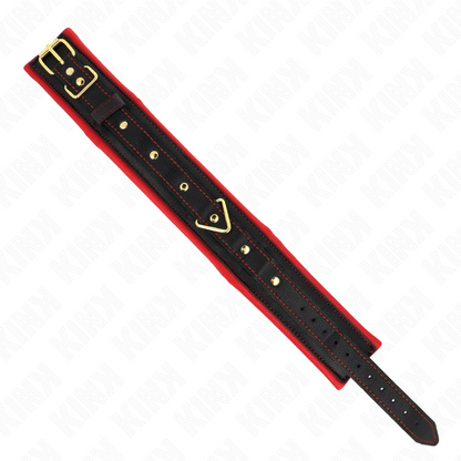 KINK - HALSBAND MET EENVOUDIGE STOFFEN LIJN, VERSTELBAAR 33-48 CM X 5.7 CM