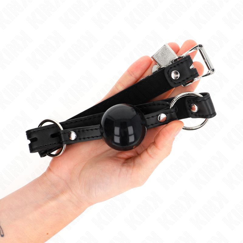 KINK - TPE-BAL 4 CM KNEVEL MET ZWART SLOT 60 x 2 CM