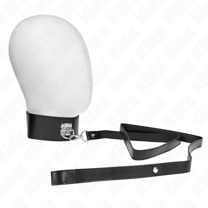 KINK - HALSBAND MET RIEM 116 CM MODEL 2 VERSTELBAAR 36-43 CM X 5 CM