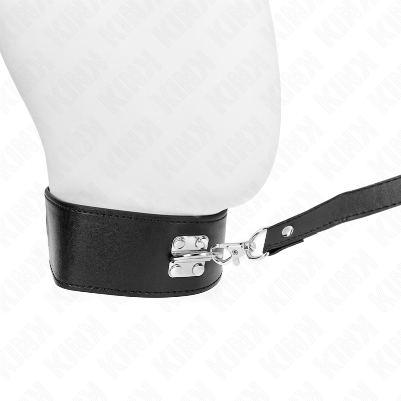 KINK - HALSBAND MET RIEM 116 CM MODEL 2 VERSTELBAAR 36-43 CM X 5 CM