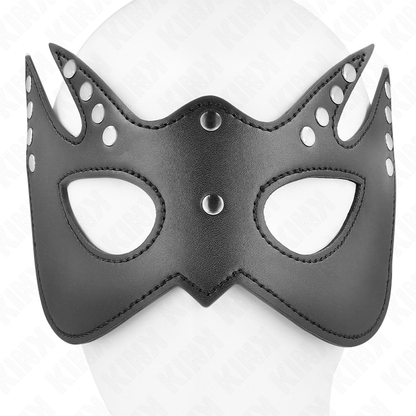 KINK - VLEERMUISMASKER MET KLINKNAGELS 23 x 15 CM