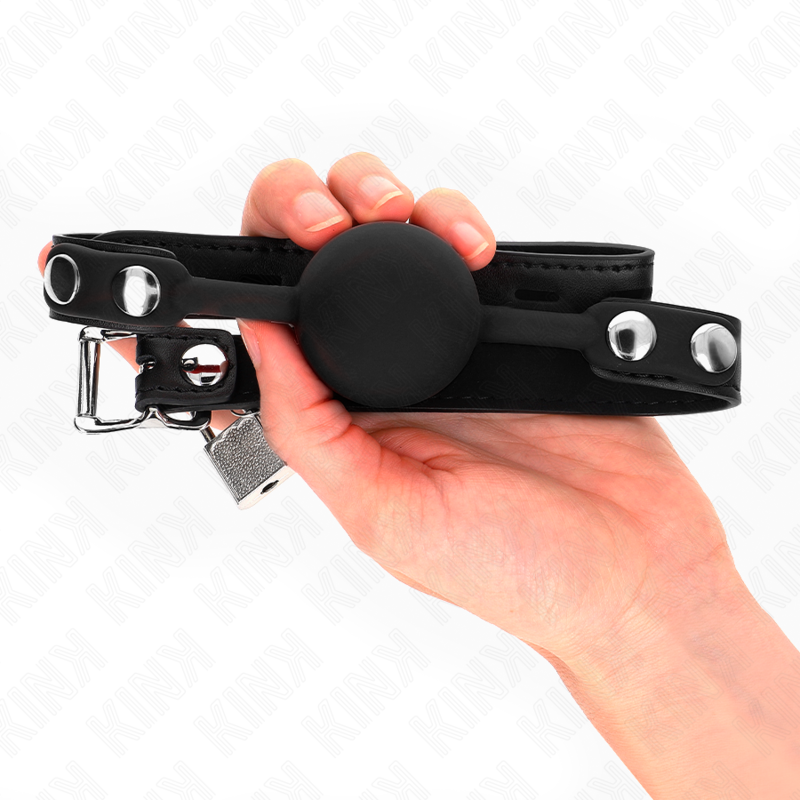 KINK - Model 1 siliconenbal 4 cm knevel met slot 60 x 2 cm