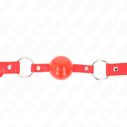 KINK - TPE-BAL 4 CM KNEVEL MET ROOD SLOT 60 x 2 CM