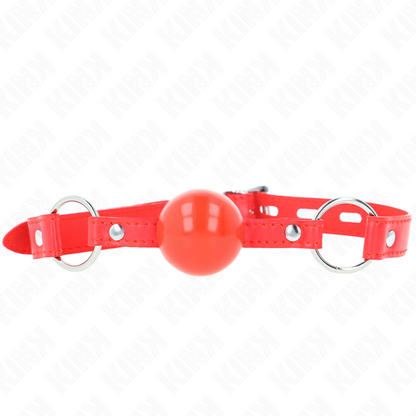 KINK - TPE-BAL 4 CM KNEVEL MET ROOD SLOT 60 x 2 CM