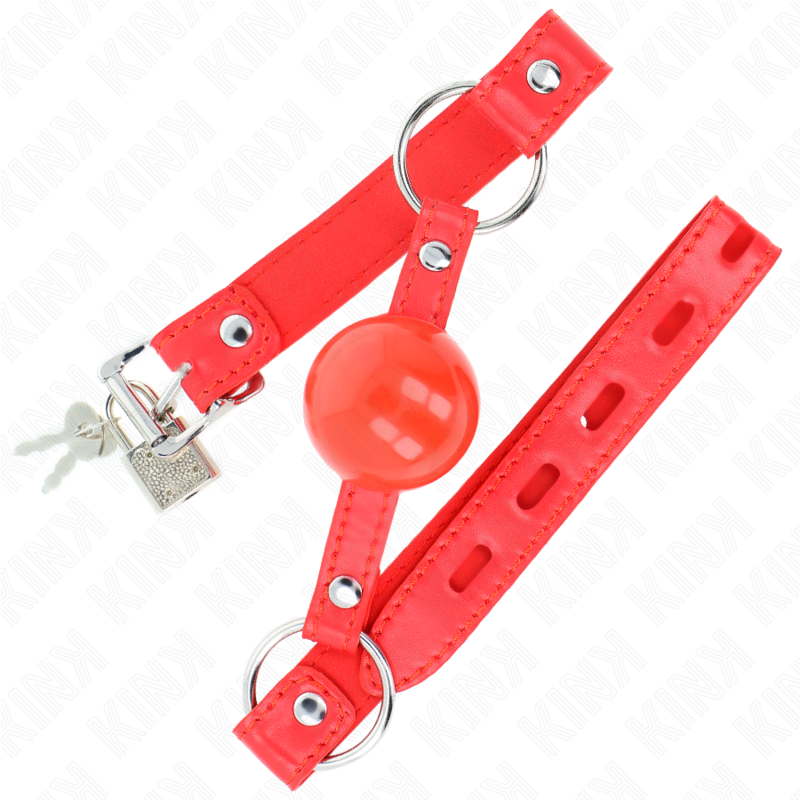 KINK - TPE-BAL 4 CM KNEVEL MET ROOD SLOT 60 x 2 CM