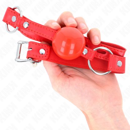 KINK - TPE-BAL 4 CM KNEVEL MET ROOD SLOT 60 x 2 CM