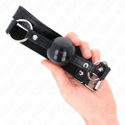KINK - ZWARTE TPE-BAL 4 CM KNEVEL 60 x 2 CM
