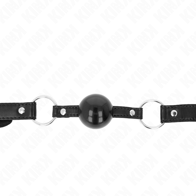 KINK - ZWARTE TPE-BAL 4 CM KNEVEL 60 x 2 CM