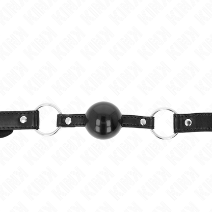 KINK - ZWARTE TPE-BAL 4 CM KNEVEL 60 x 2 CM
